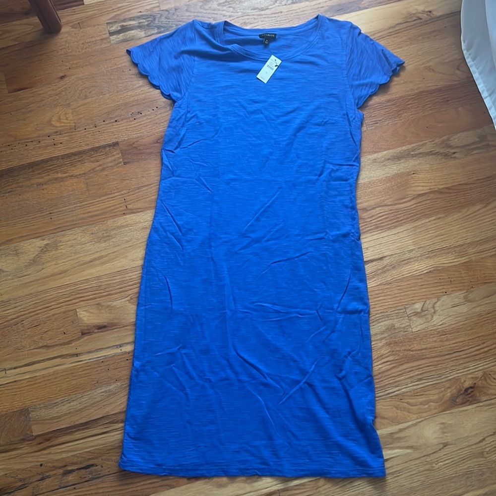 NWT Talbots scallop sleeve dress